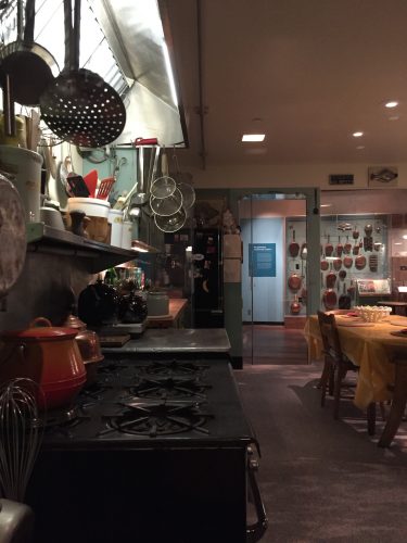 Julia's kitchen with her beloved old Garland range